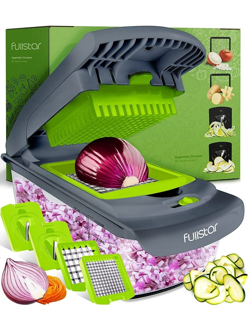 Fullstar Heavy-Duty Multipurpose Vegetable Chopper, Food Slicer