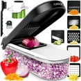 thumbnail image 1 of Fullstar - Vegetable Chopper - Food Chopper with Container - 6 Stainless Steel Blades, White, 1 of 7