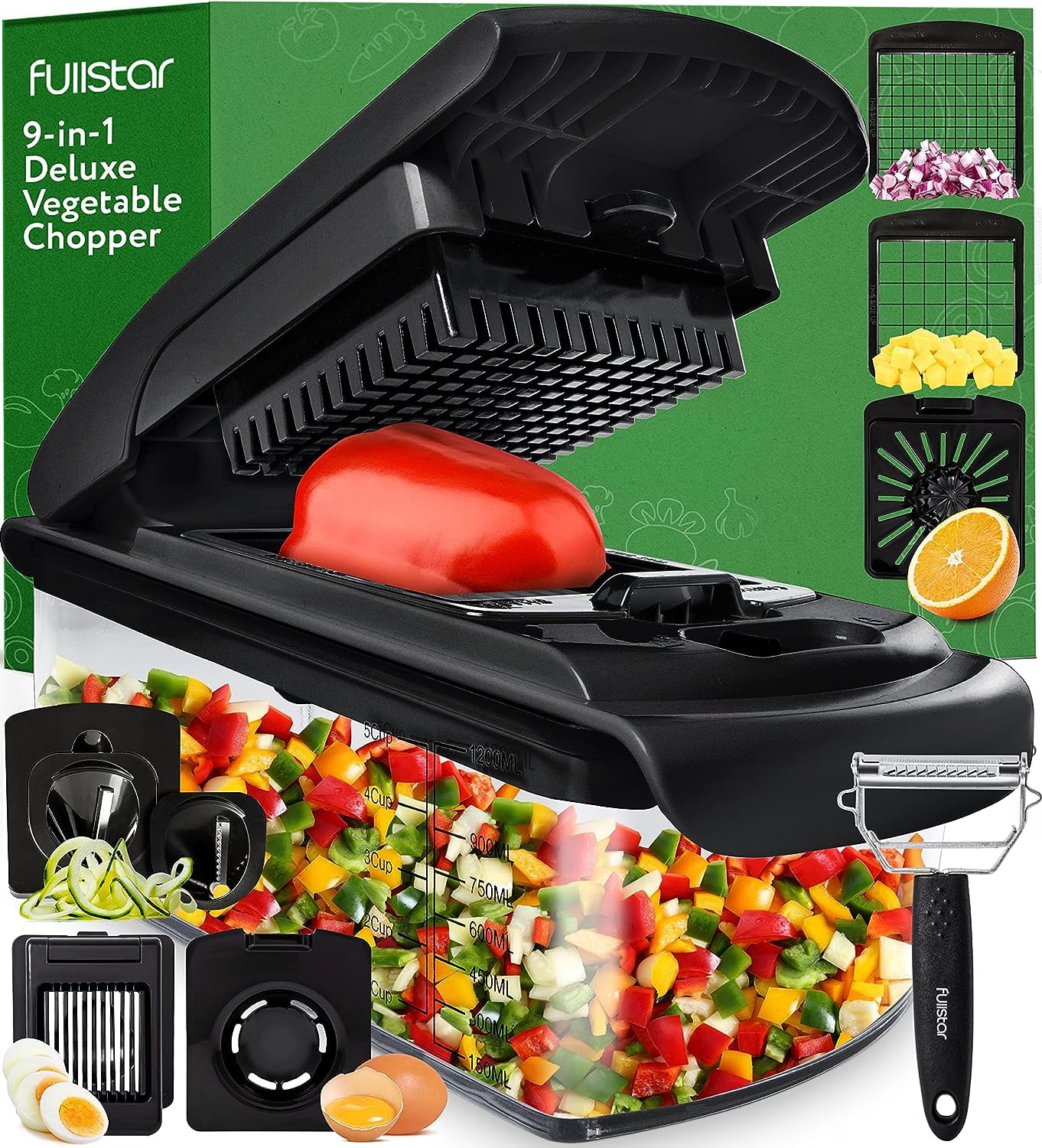 Fullstar Vegetable Chopper 9 - 1 Complete Review New Methods Kitchen G