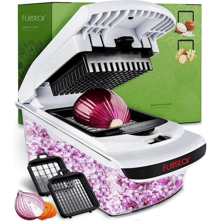 Vegetable Chopper 22 in 1 Multifunctional Food Chopper Grater Onion Dicer  Veggie Cutter with 13 Stainless Steel Blades Adjustable Fruit Slicer