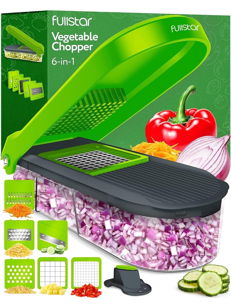 Fullstar Vegetable Chopper & Slicer with Stainless Steel Blades