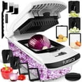 thumbnail image 1 of Fullstar Vegetable Chopper and Spiralizer - Food Chopper with Container, Fruit Slicer, Kitchen Gadgets & Accessories, Home Essentials (4 in 1, White), 1 of 4