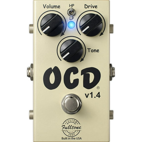 Fulltone Custom Shop OCD v1.4 Obsessive Compulsive Drive - Transparent OD/Distortion