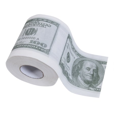 Fullvigor Dollar Bill Printed Household Toilet Roll Paper