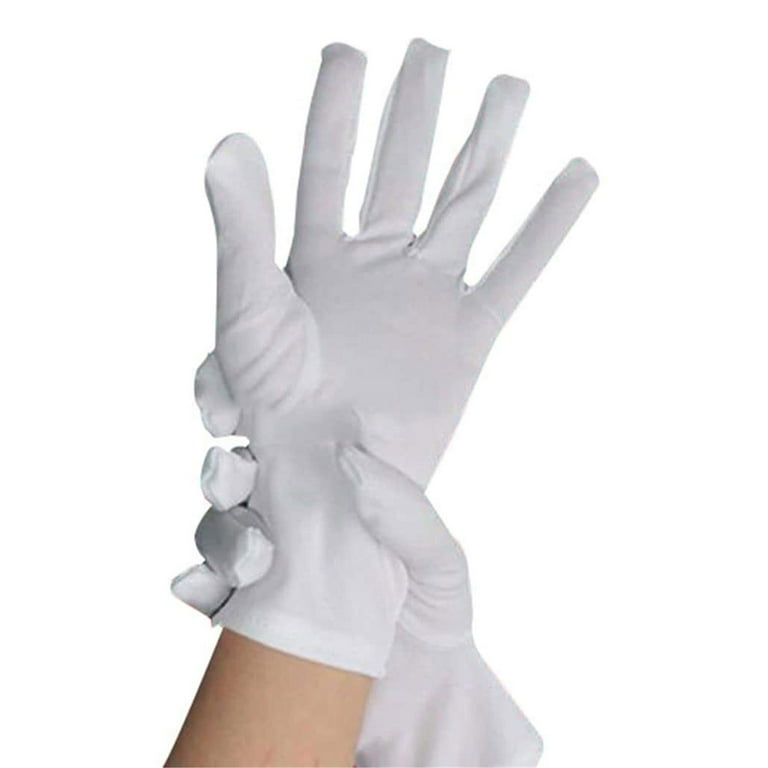 Purchase white online gloves