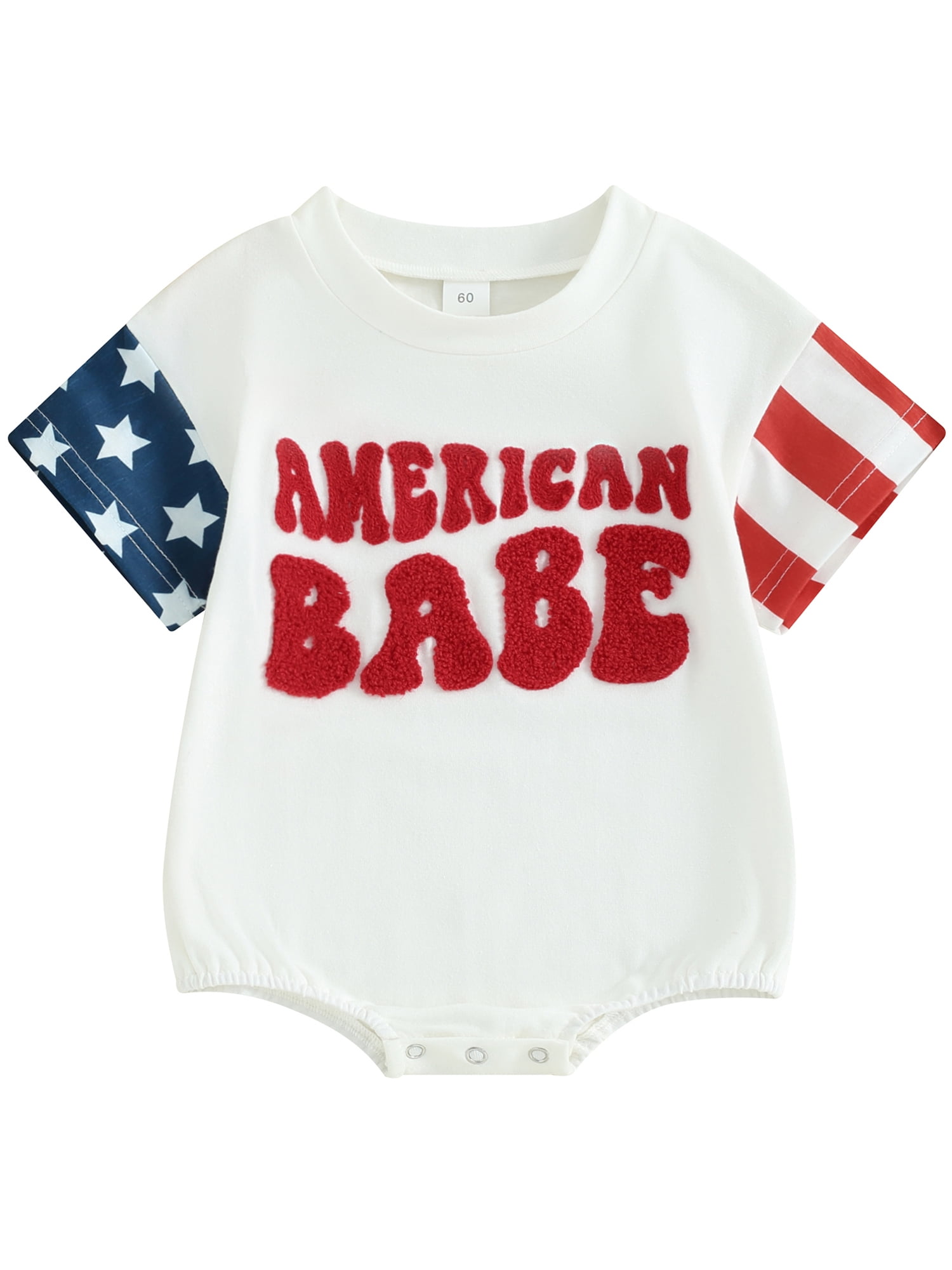my first 4th of july onesie girl