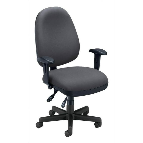 Fully Adjustable Executive Task Chair w Arm Rests (Wine)