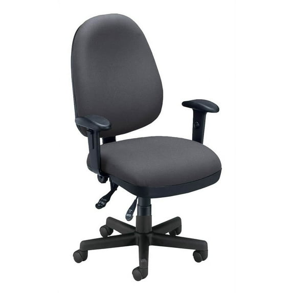 Fully Adjustable Executive Task Chair w Arm Rests (Wine)