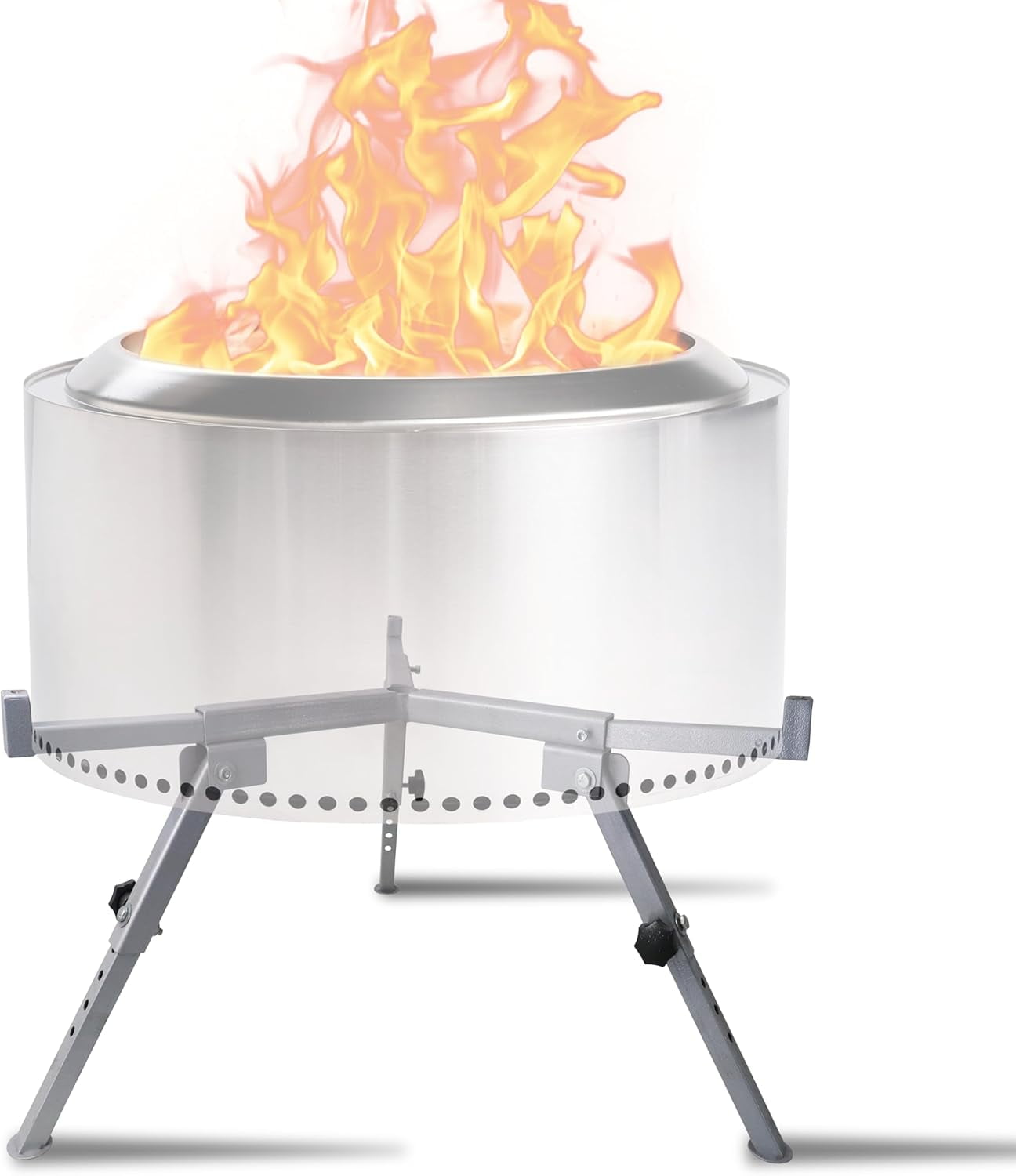 - Fully Adjustable Steel Fire Pit Stand - Recommended for 15 to 27 Inch ...