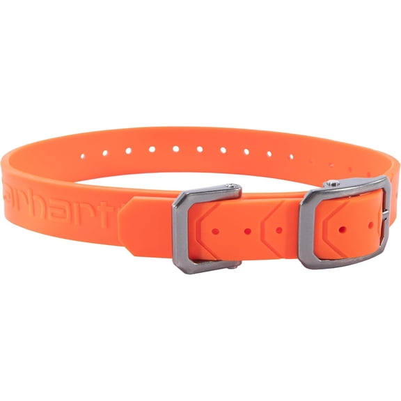 Fully Adjustable Waterproof Dog Collar, Hunter Orange, One Size