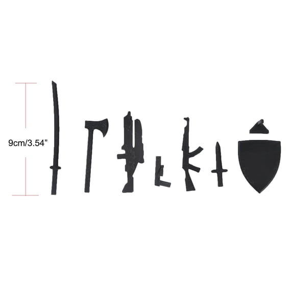 Fully Articulated 3D Printed Doll 13 Diy Accessory Set with Magnetic Soles - Versatile Robot Modeling Parts for Custom Action Figure Decoration Projects