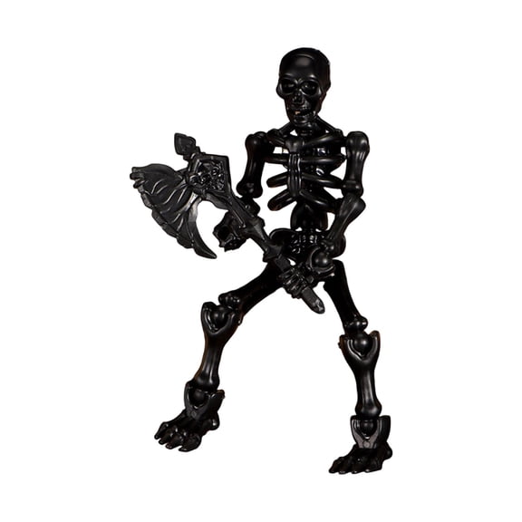 Fully Articulated Skeleton Action Figure with Movable Joints and Detachable Parts for Creative Assembly and Display