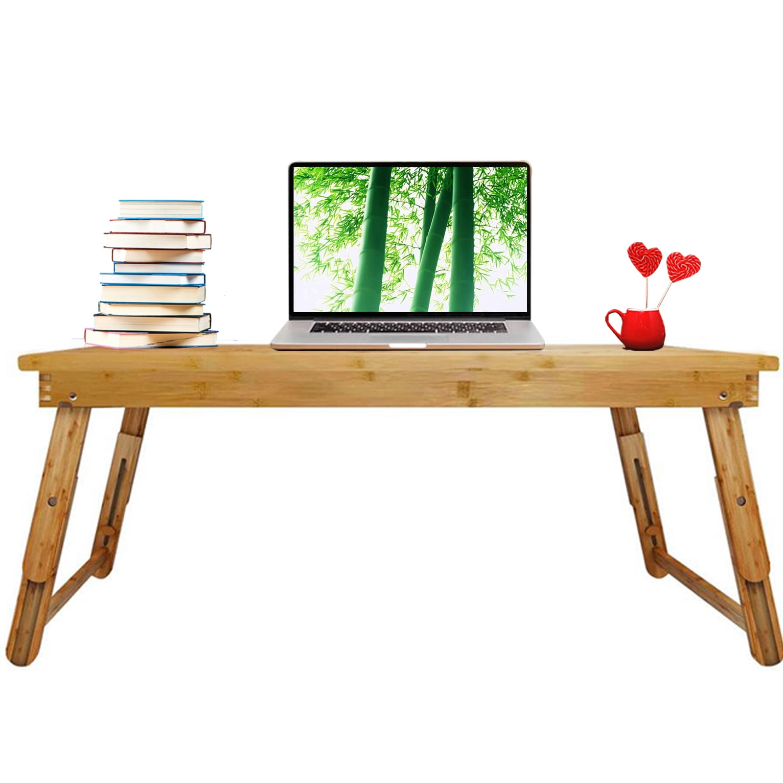 Fully Assembled Bamboo Coffee Table for Sitting on the Floor