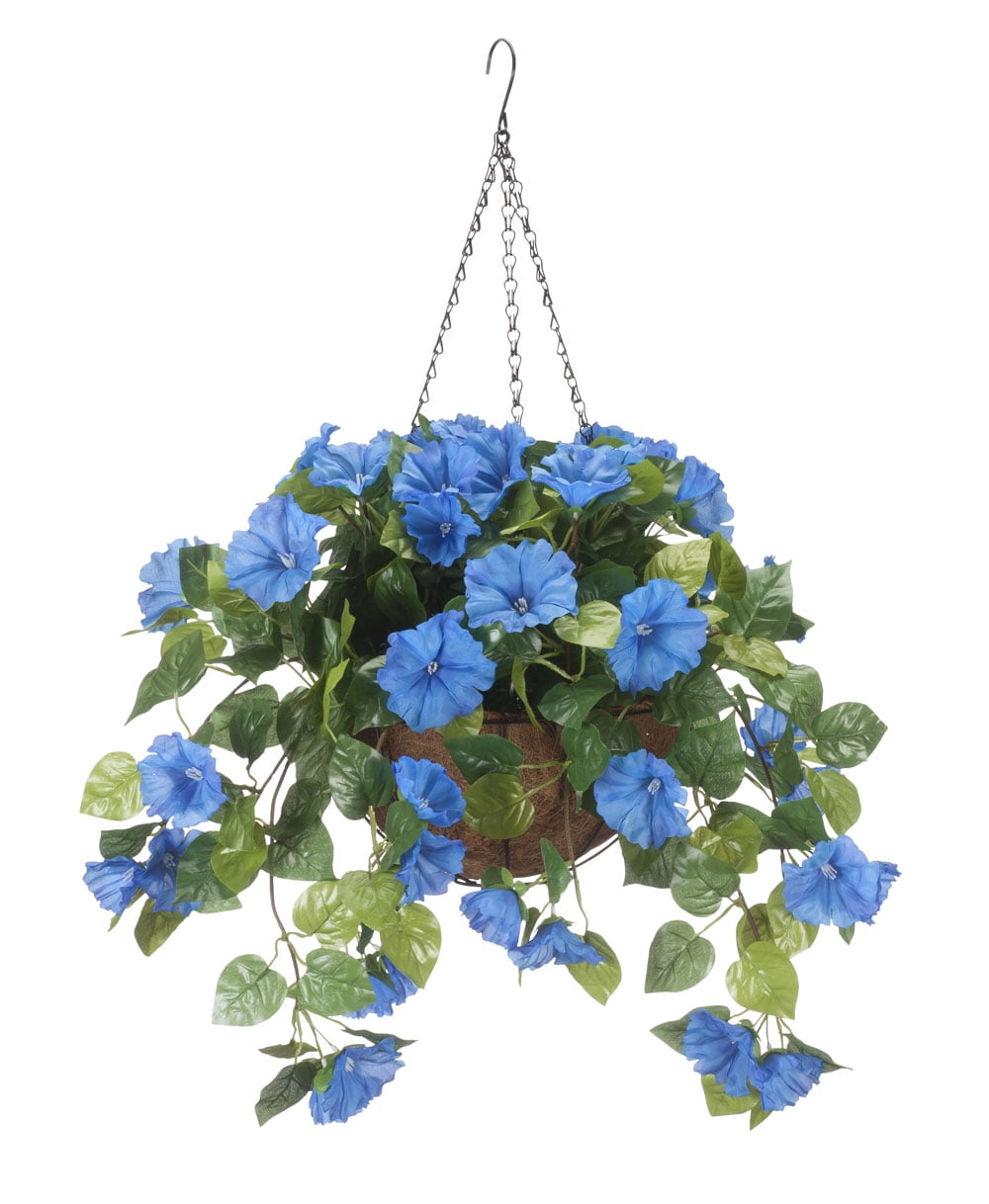 Fully Assembled Petunia Hanging Basket by OakRidge
