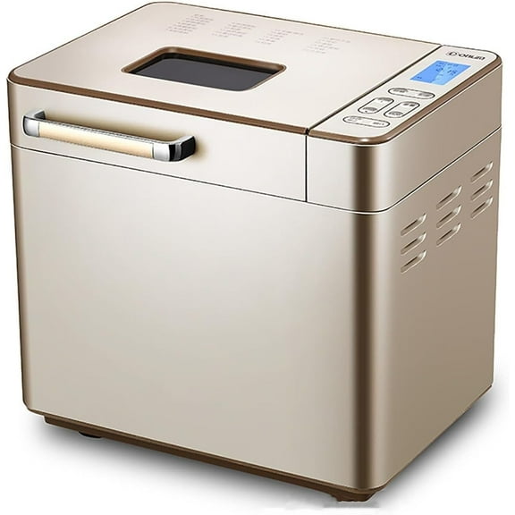 Fully Automatic Bread Machine, Stainless Steel Bread Machine with Automatic nut Dispenser, 25 Program Settings