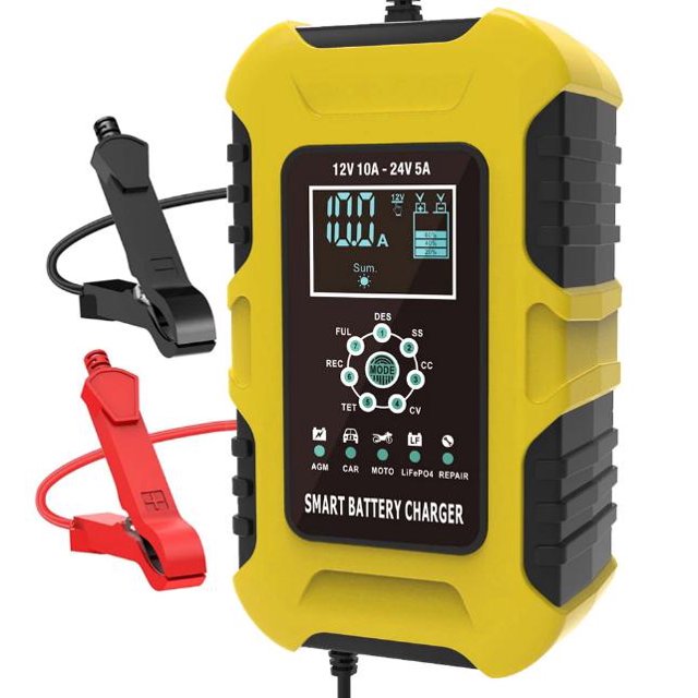Fully Automatic Car Battery Charger 24V 5A Smart Fast Charging For AGM