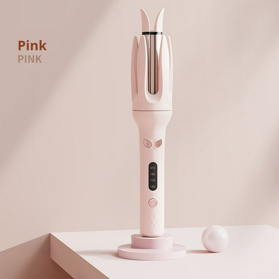 Fully Automatic Curling Stick Safe No Pull Hair Portable Rotating Curler with Temperature Control Negative Ion Ceramic Layer for Easy Styling at Home Salon Travel 110V-240V