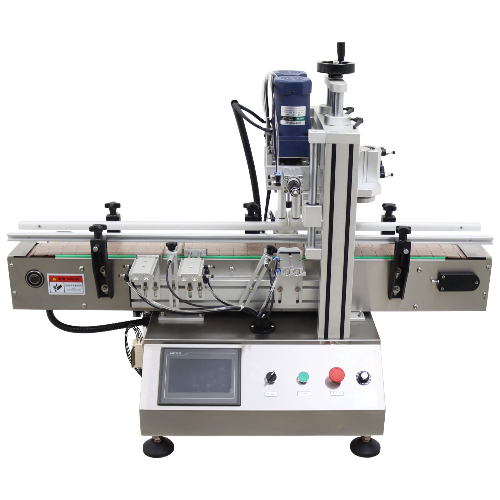 Fully Automatic Desktop Capping Machine All-in-One Cap Rubbing Pressing ...