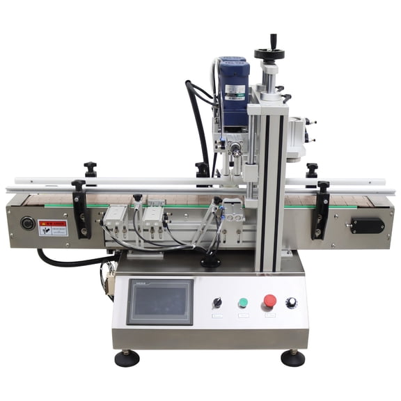Fully Automatic Desktop Conveyor Table Capping Machine Cap Rubbing and Pressing Integration Machine
