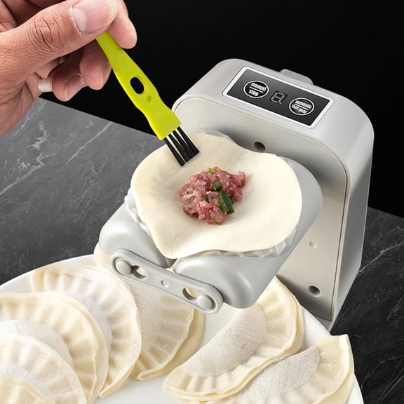 Fully Automatic Electric Dumpling & Empanada Maker Press, Potsticker and Wonton Machine, Adjustable Home Kitchen Dumpling Maker, Easy to Operate, empanada maker press 4.13x5.5x5.12" 1 Pcs