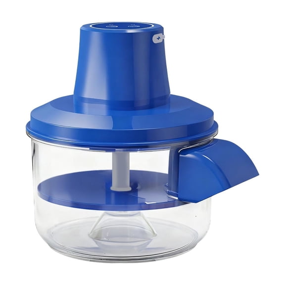 Fully Automatic Electric Fruit and Vegetable Peeler, USB Rechargeable Cordless Peeler with 5 Stainless Steel for Home, Kitchen, and Kids Snacks, Includes Peeler and USB Cable, Blue