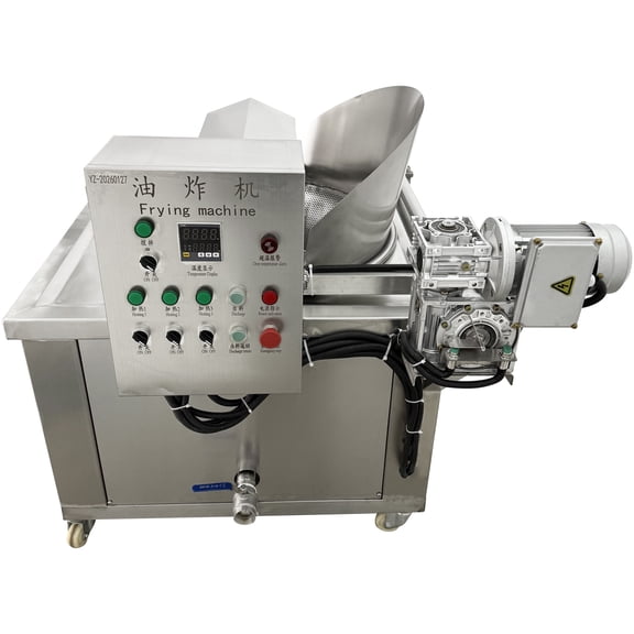 Fully Automatic Electric Fryer Commercial Stirring Frying Machine 220V 1PH 18KW