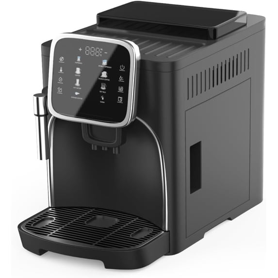Fully Automatic Espresso Coffee Machine w/ Milk Frother Intuitive Touch Display*