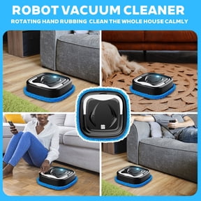 Fully Automatic Household Cleaning Robot Integrates Mopping & Sweeping With Rotating Mop System, Compact Small Helper For Lazy People, Includes 1Pc Robot, 1Pc Data Cable, 1Pc