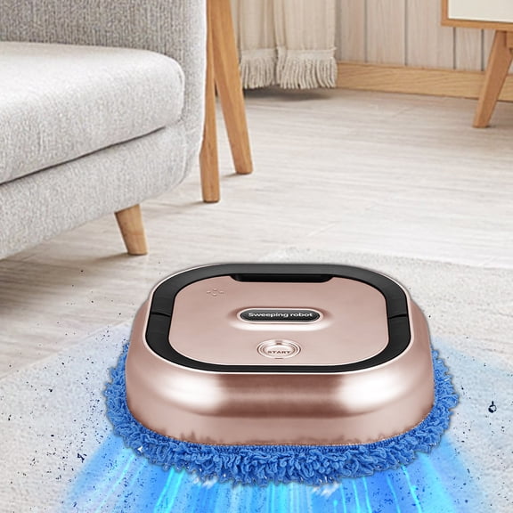 Fully Automatic Intelligent Mopping Robot Integrated Floor Scrubbing Vacuum Cleaner for Home Kitchen Living Room Bathroom Hardwood Tile Floors Pet Hair Removal Deep Cleaning Household Cleaning Tool