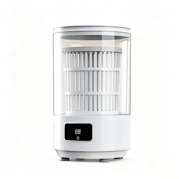 Fully Automatic Portable Foldable Washing Machine, 4L Compact Mini Washer for Underwear, Socks, Travel, Dorm, Apartment