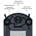 thumbnail image 1 of Fully Automatic Robotic Vacuum Cleaner with Sweeping & Mopping, Intelligent Navigation, Low Noise, USB Charging, Suitable for Hardwood & Tile Floors Black, 1 of 6