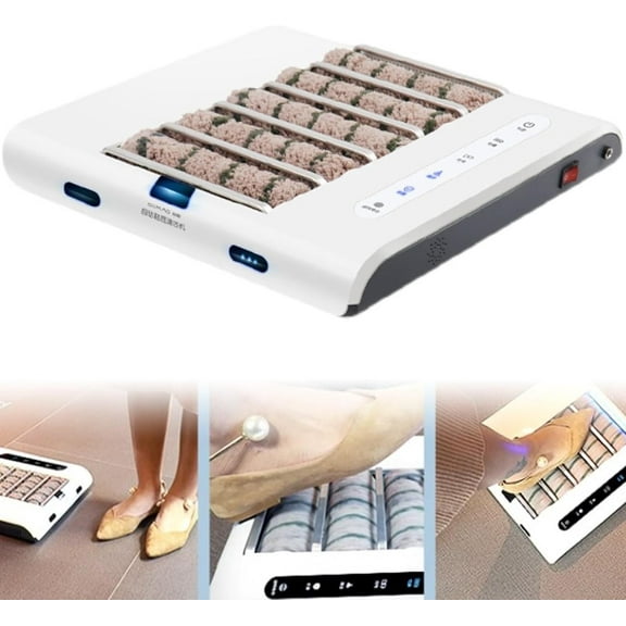 Fully Automatic Sole Cleaning Machine, 260rpm Rechargeable Entrance Shoe Brush Automatic Induction Shoe Polisher Shoe Cleaner Cleaning