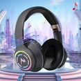 thumbnail image 1 of Fully Compatible Gaming Headset Stereo Surround Sound With Built-in Microphone Foldable Headphones Suitable For Laptops PCs And Smartphones Four, 1 of 6