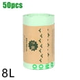 thumbnail image 1 of Fully Compostable Kitchen Trash Bags, Robust Plant-Based Corn Starch & PLA Bags, Sturdy Resilient Leak-Proof Compost Liners, 1.6 / 2.1 / 2.6 / 8 Gallon (6L - 30L), 1 of 9