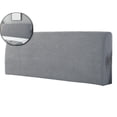 thumbnail image 1 of Fully Enclosed Elastic Headboard Cover – Dust-Proof, Machine-Washable Slipcover for Upholstered Bed Frames – Stretchable Polyester Protector with Zipper Closure, 1 of 5