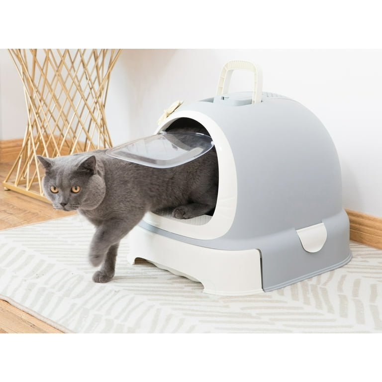 Hooded litter cheap pan