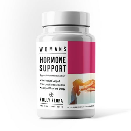 Fully Flora Women's Hormone Support Supplement Menopause Relief Black Cohosh