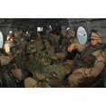 thumbnail image 1 of Fully Geared U.S. Marines In Helicopter About To Be Deployed In Afghanistan From The Amphibious Command Ship Uss Bataan., 1 of 2