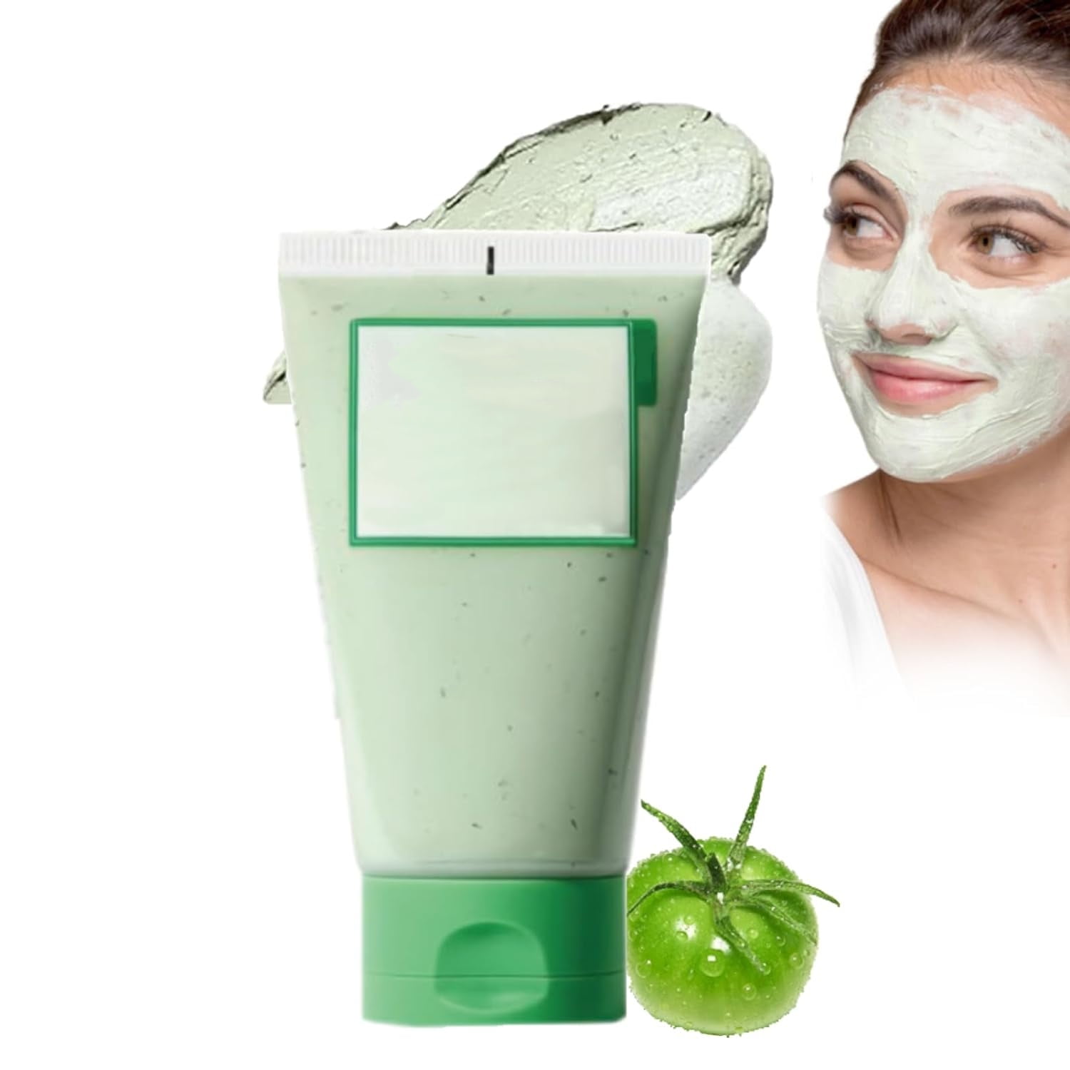 Fully Green Tomato Clay Mask Pore Cleanser,Purifying with Green Tomato Extract,Sebum&Clogged
