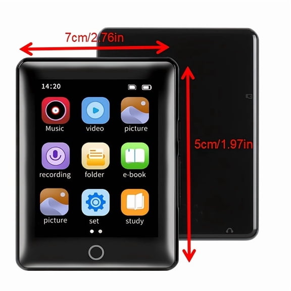 Fully Intelligent Touchscreen Ebook Reader, Supports HIFI Audio Output, HD Recording And Video Playback