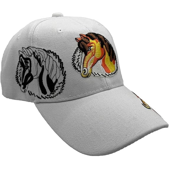 3d Monogram Freedom Farms 3D Raised Embroidery Horse Farm Baseball Cap Hat ...