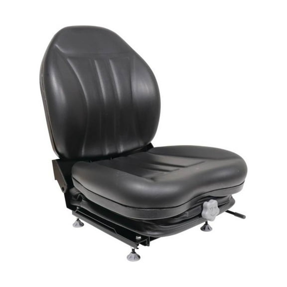 OEM Grade High Back Seat Compatible with John Deere ZTrak Z910A Z920A Z920M Z925M Z930M Z945M Z950M Z960M Z970A Z970R Z915B Z915E Z920R Z930R Black Vinyl Fully Suspended Low Profile