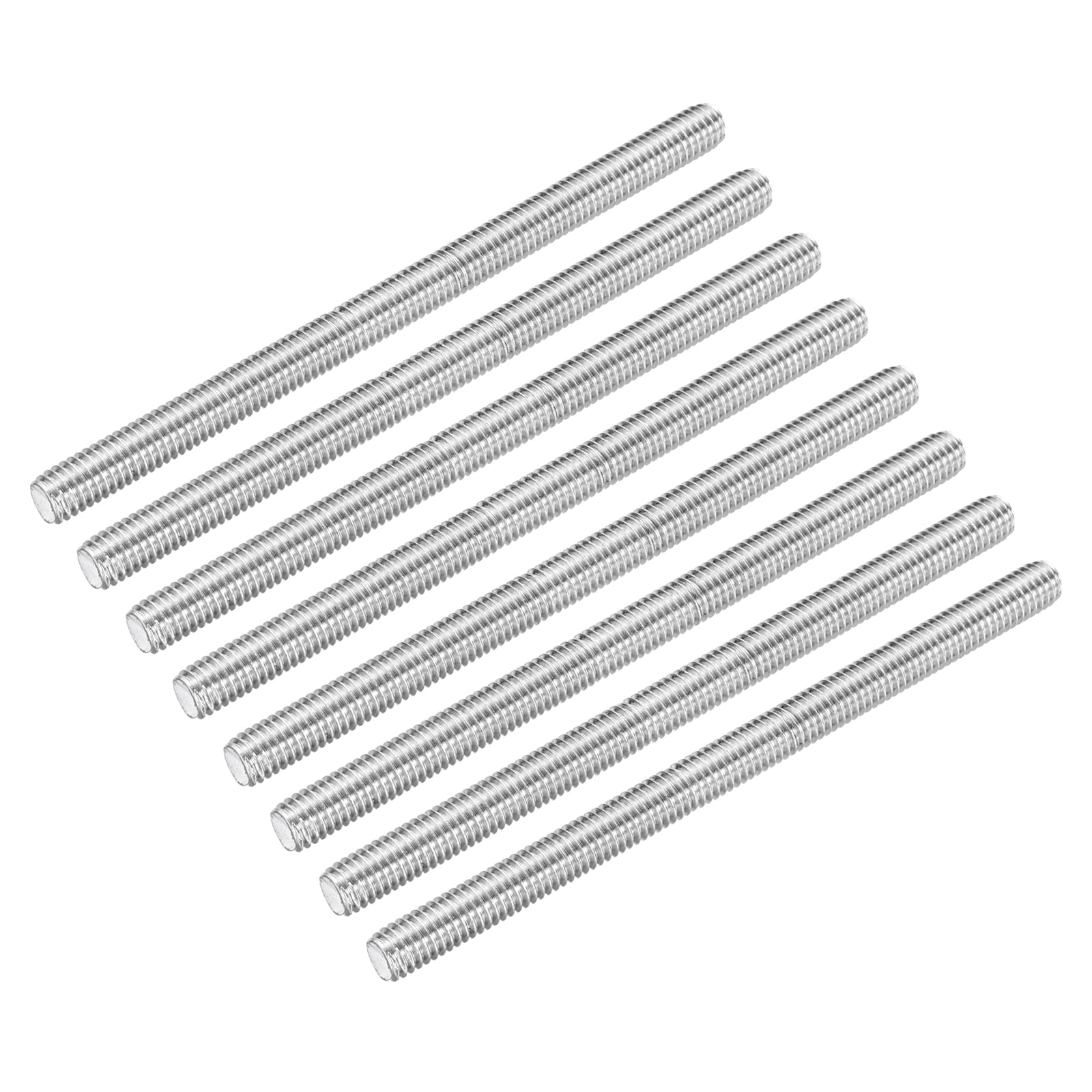Uxcell Fully Threaded Rod 3/8"-16 UNC Pitch 304 Stainless Steel Right Hand 5.91" 8Pcs