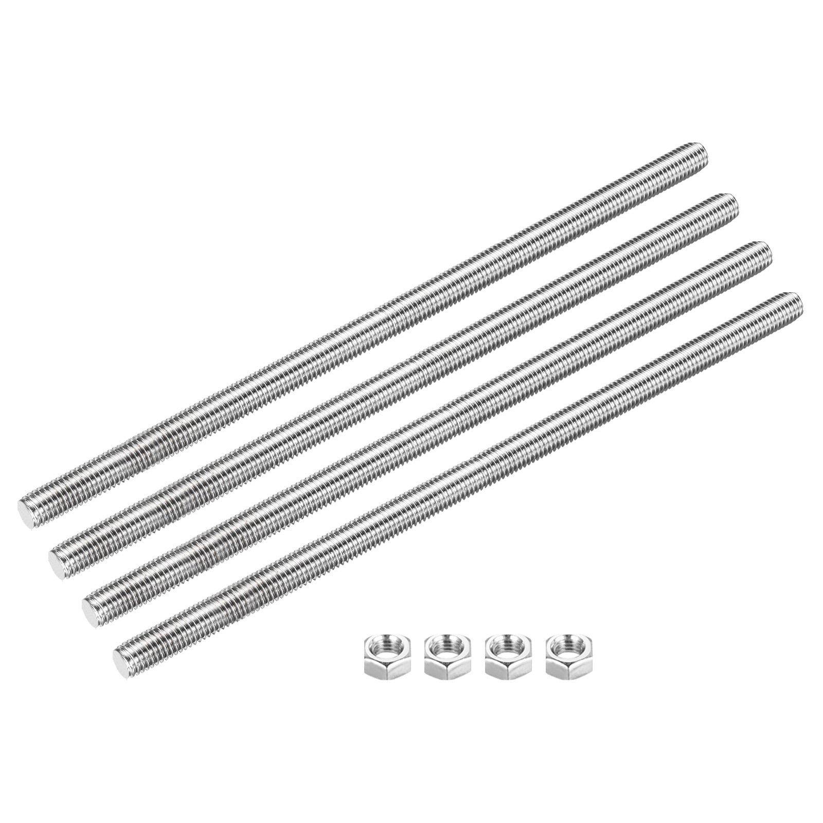 Fully Threaded Rod M10 x 350mm 1.5mm Pitch 304 Stainless Steel Right ...