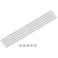 thumbnail image 1 of Fully Threaded Rod M4 x 350mm 0.7mm Pitch 304 Stainless Steel Right Hands 5pcs, 1 of 7