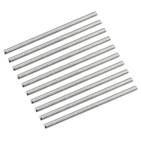 Fully Threaded Rod M5 x 100mm 0.8mm Pitch 304 Stainless Steel Right Hand 10pcs