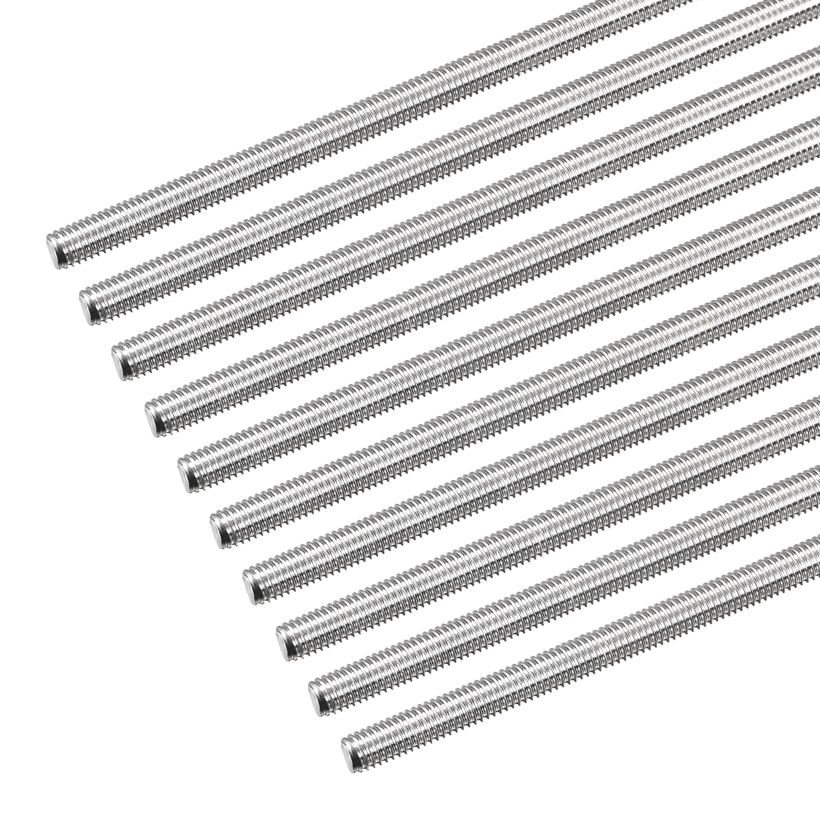 Fully Threaded Rod M5 x 300mm 0.8mm Pitch 304 Stainless Steel Right Hand 10pcs