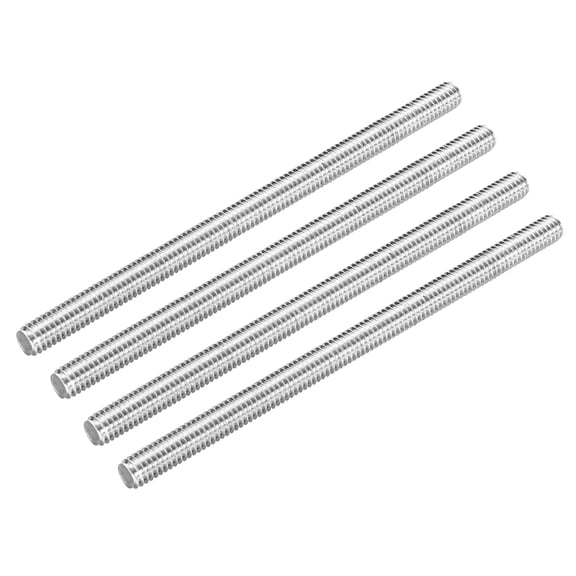 Uxcell Fully Threaded Rod 5/16"-18 UNC Pitch 304 Stainless Steel Right Hand 3.94" 4Pcs