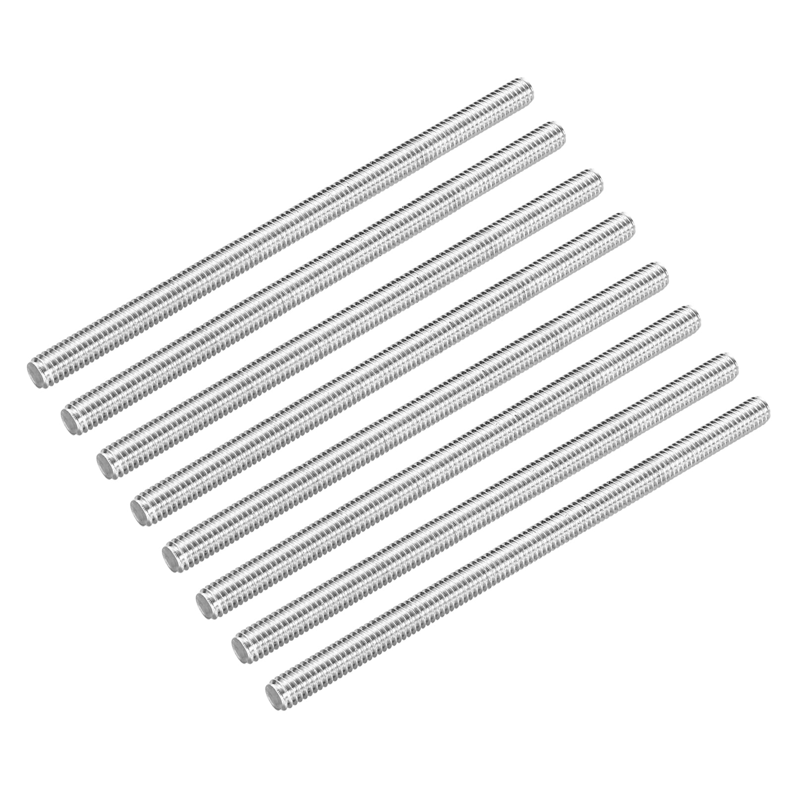 Uxcell Fully Threaded Rod 5/16"-18 UNC Pitch 304 Stainless Steel Right Hand 5.12" 8Pcs