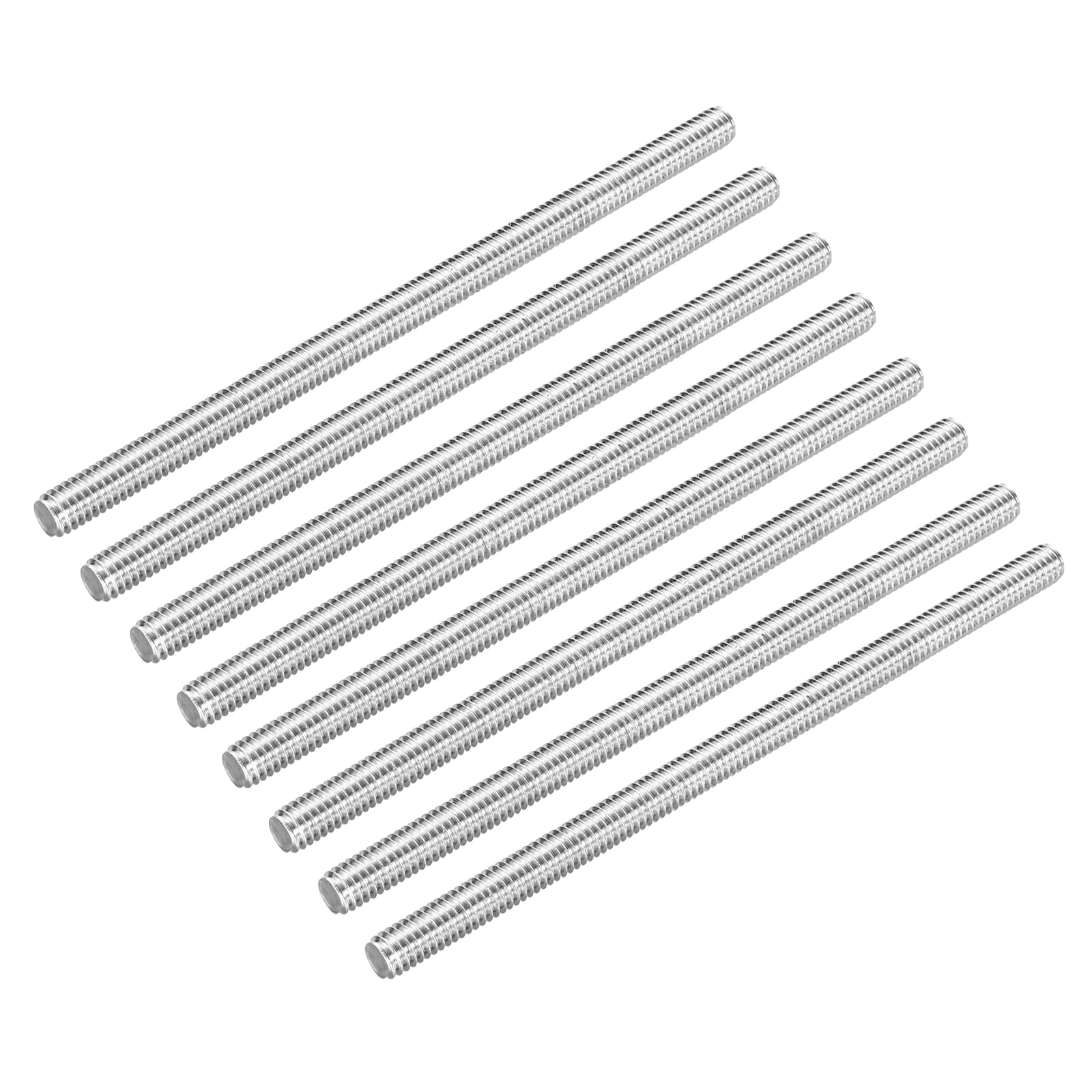 Uxcell Fully Threaded Rod 5/16"-18 UNC Pitch 304 Stainless Steel Right Hand 5.51" 8Pcs
